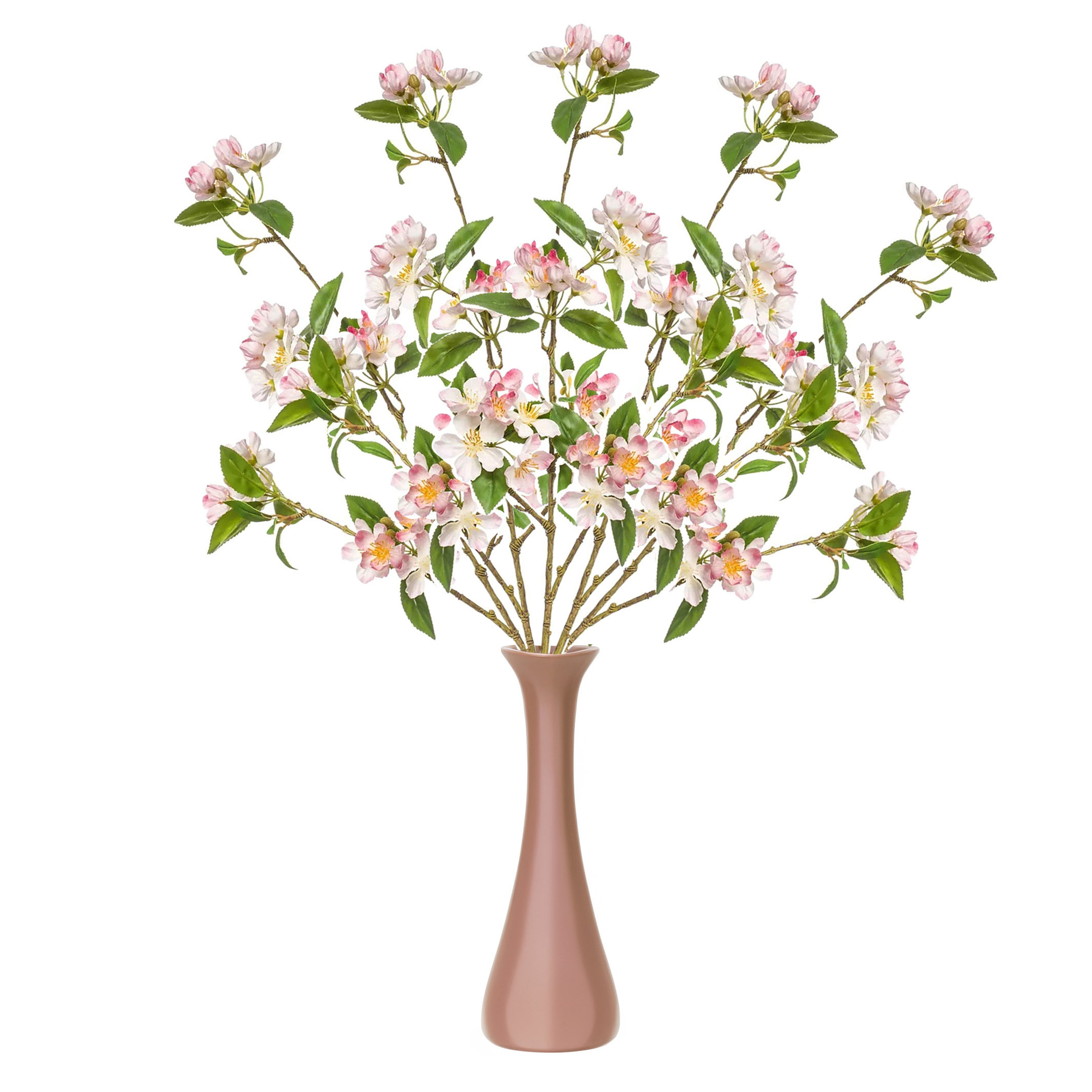 Emerald Kunstbloem Kersen bloesem - 5x - 90 cm - licht roze - Kunst zijdebloemen -