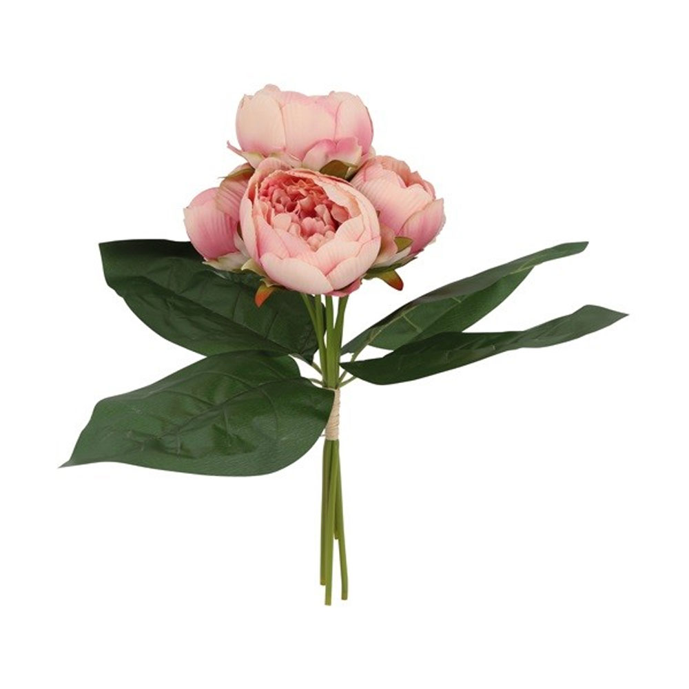Countrylifestyle Kunstboeket Peony Roze