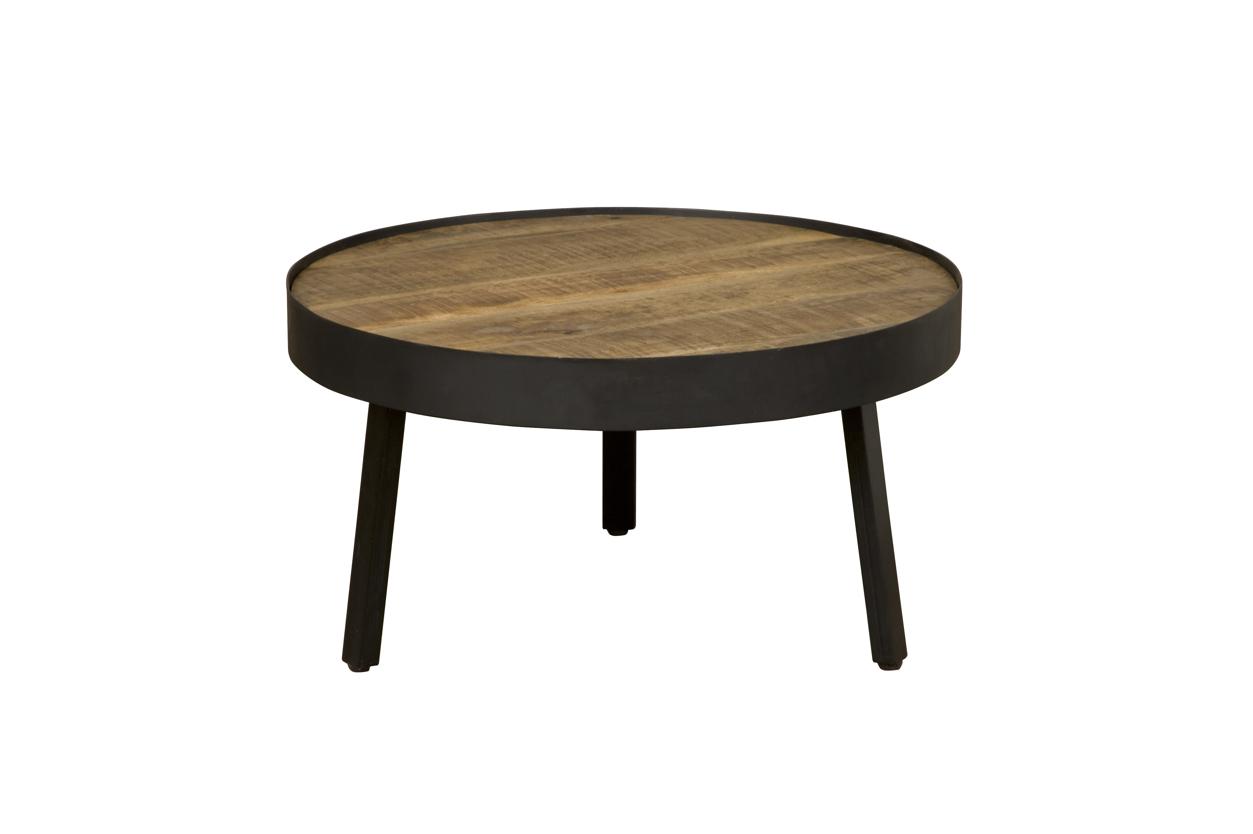 RENEW Salontafel Rory 74 cm - Zwart - Rond