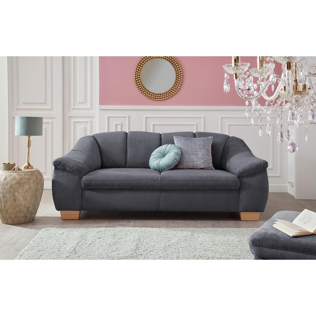 Sit&more 3-zitsbank SANTO met binnenvering