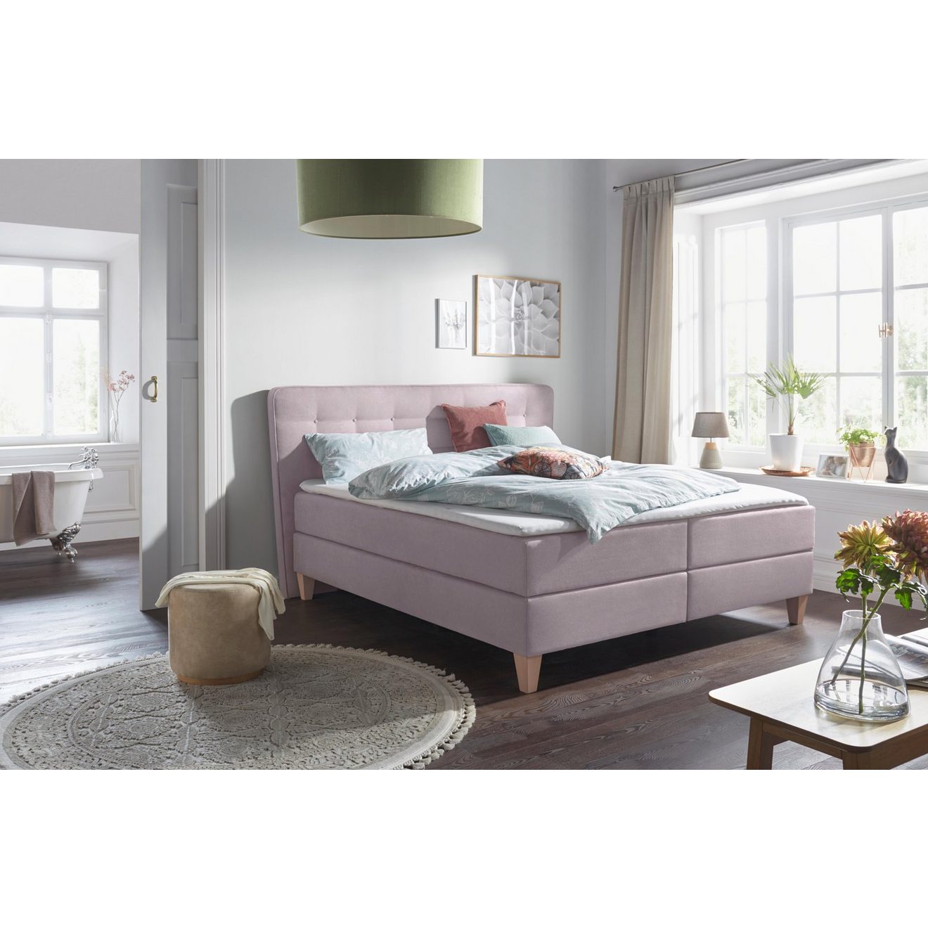 Home affaire Boxspring Ascola incl. topmatras, 5 breedten, 3 uitvoeringen, 2 hardheden