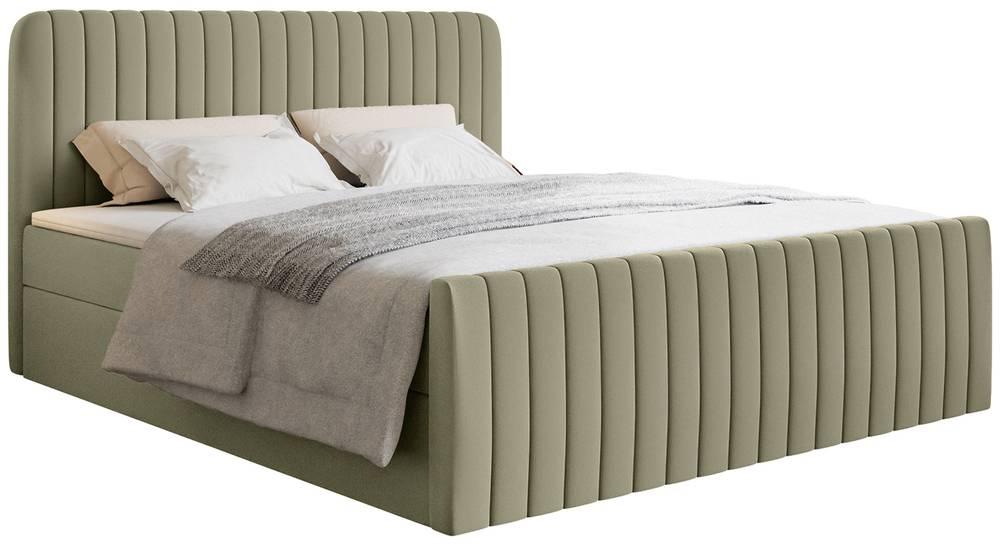 NADUVI Collection Boxspring Adrien chenille met opbergvak 160x200 | 