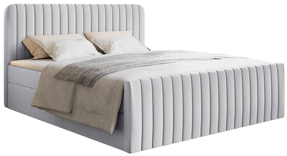 NADUVI Collection Boxspring Adrien chenille met opbergvak 180x200 | 