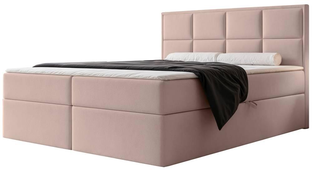 NADUVI Collection Boxspring Antonia velvet met opbergvak 180x200 | 