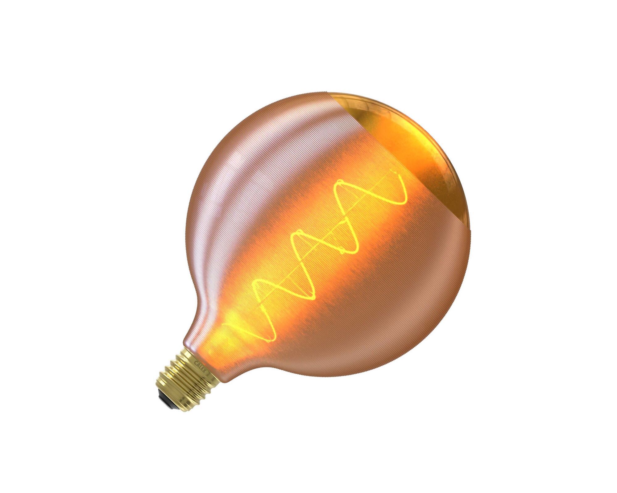 Calex | LED Silk | G125 Goud | Spiraalfilament | 4W