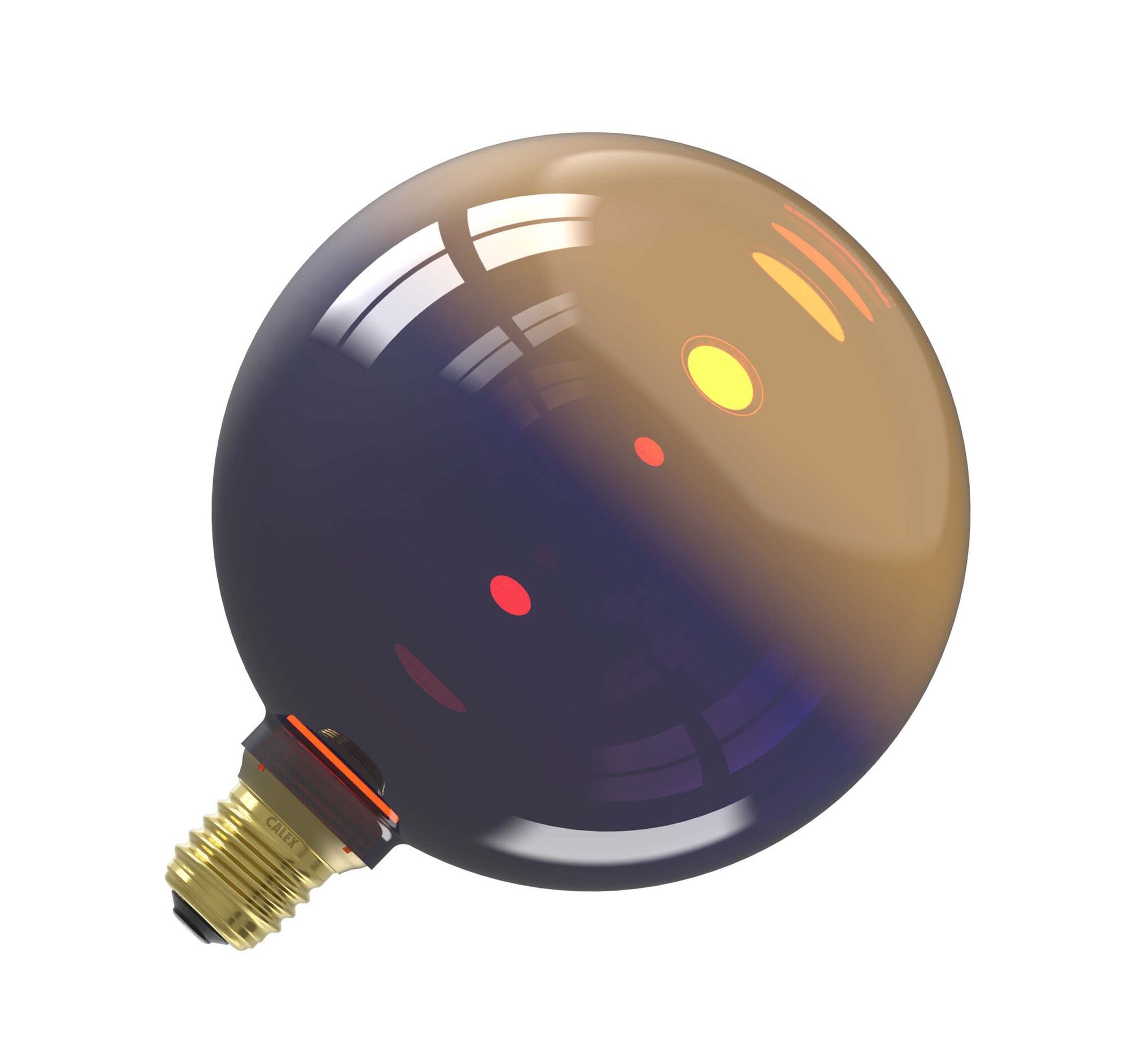 Calex | LED Inception Kalmar | Gradient Zwart-Goud Glas | SMD | 3,5W