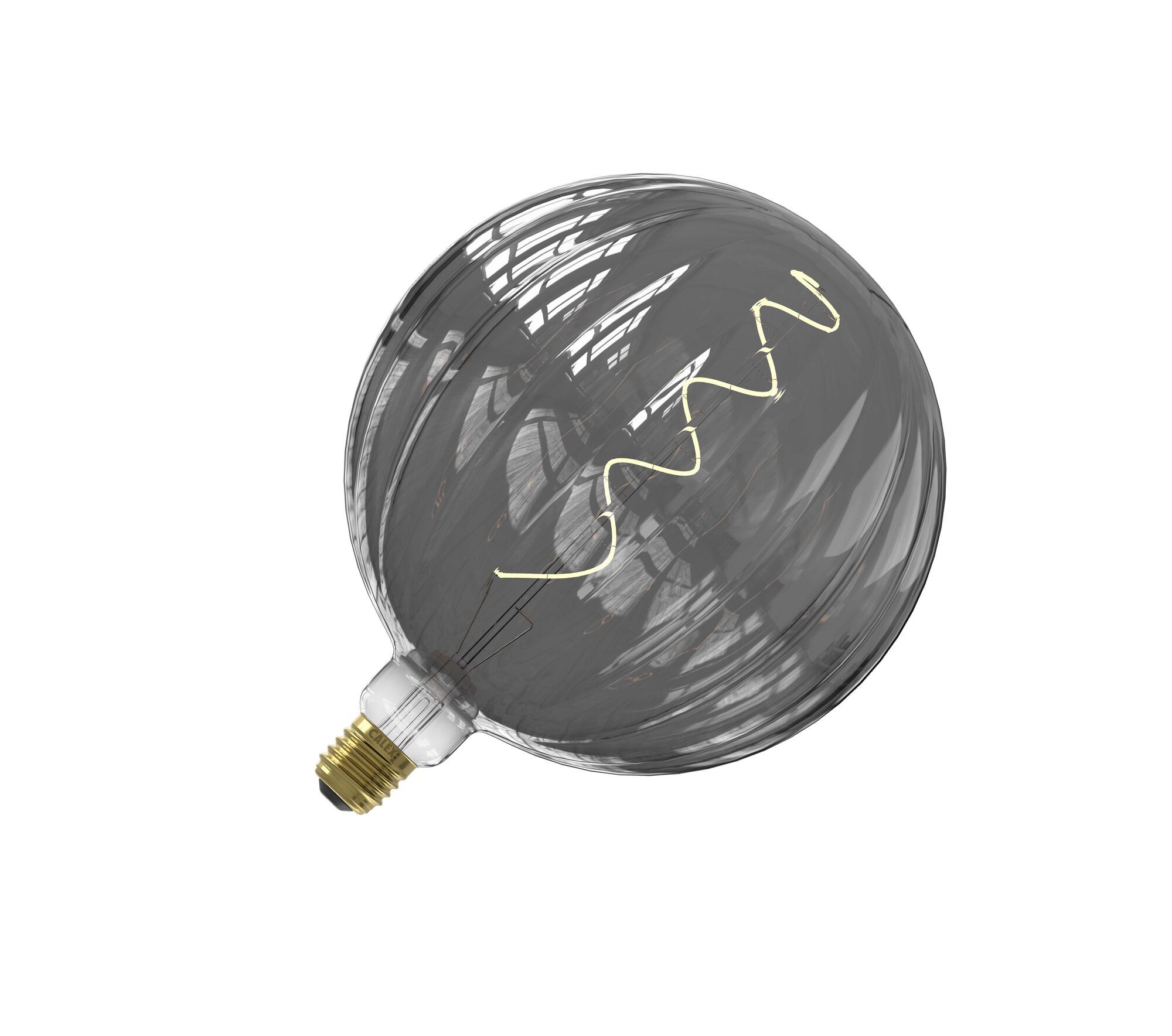 Calex | Dijon | Titanium | Spiraalfilament | 4W | E27 fitting