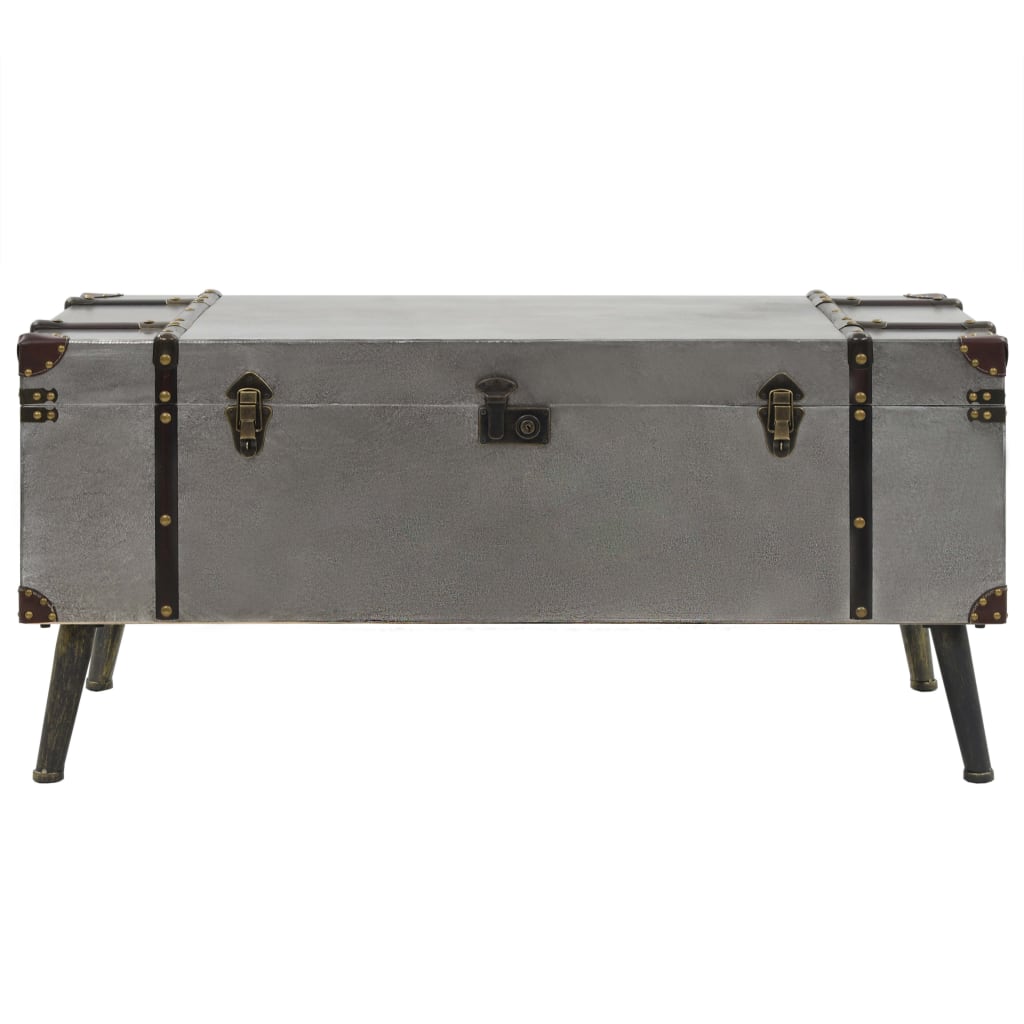 vidaXL Salontafel bewerkt hout 102x51x47,5 cm