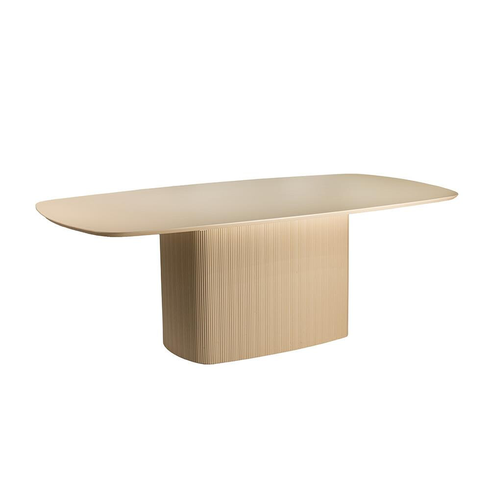 Tower Living Deens Ovale Eettafel Corbetta Minerale cement finish, 240 x 120cm - Beige