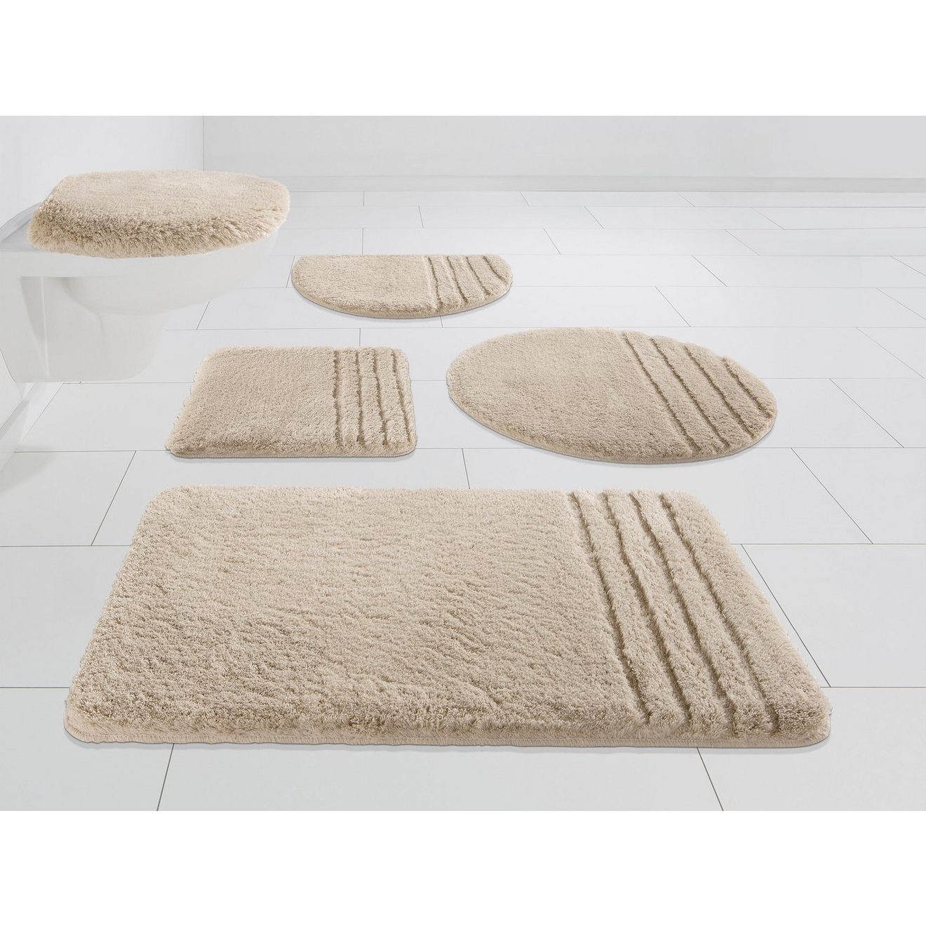 Möve Badmat Loft, badmat, badkamer tapijt Badmat, badmatten ook als 2-delige set & rond