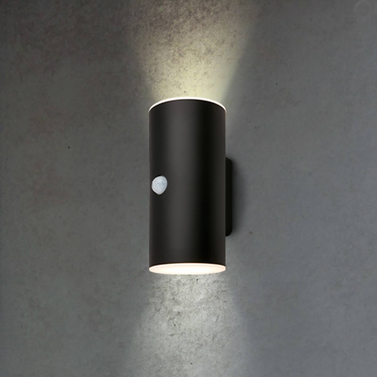 Briloner LED buiten wandlamp 3787015, zwart, sensor, omhoog/omlaag
