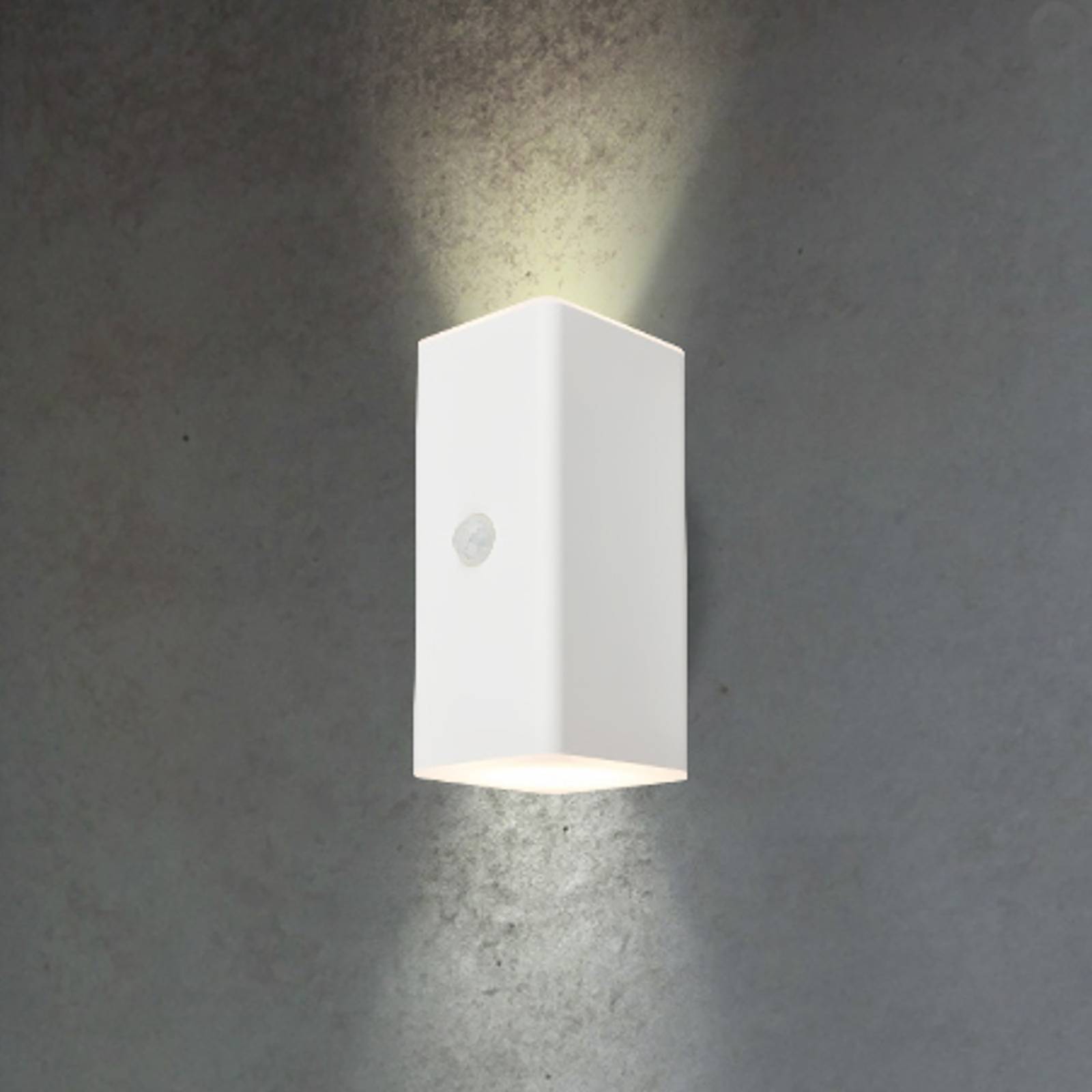 Briloner LED buiten wandlamp 3788016, wit, sensor, omhoog/omlaag