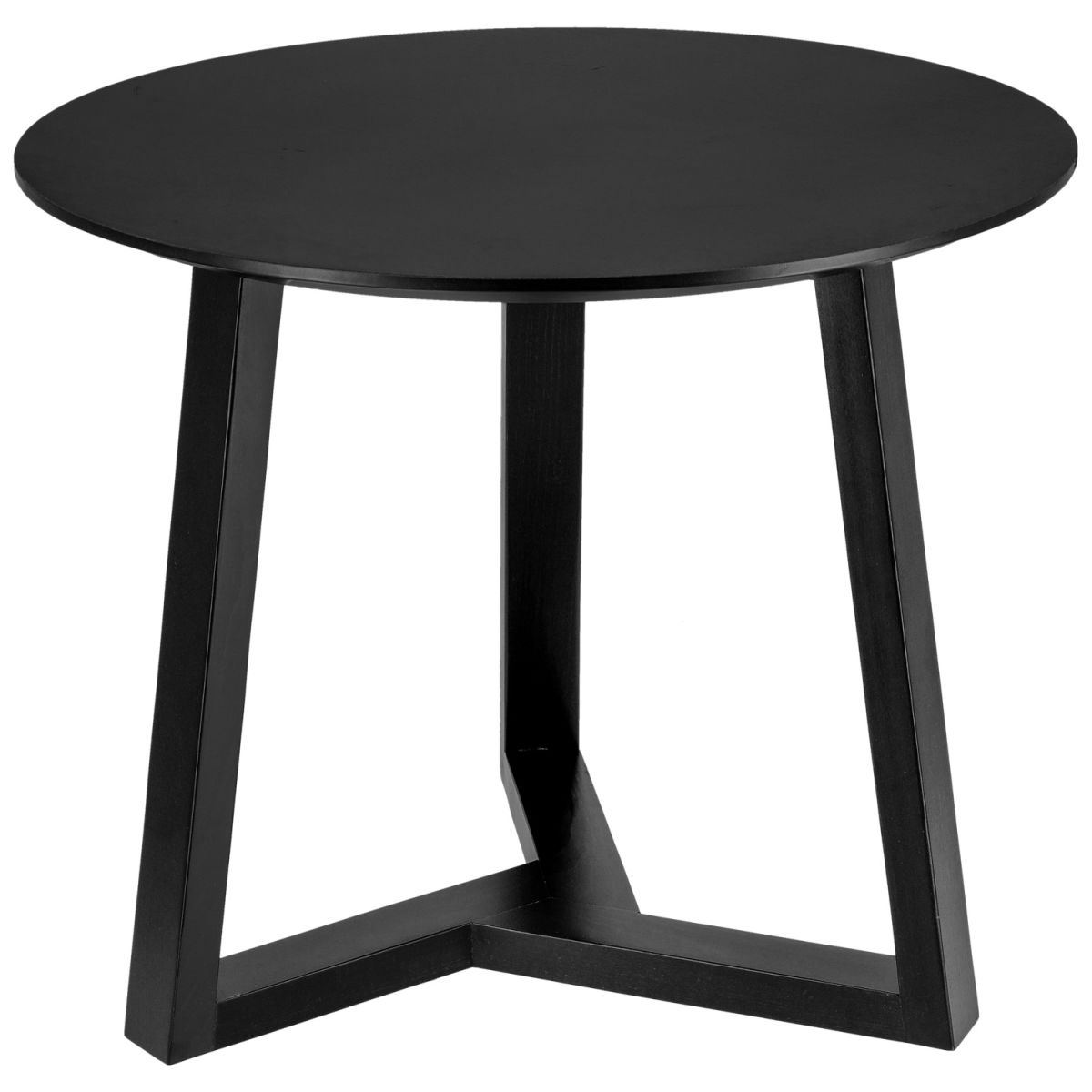 Vega Bijzettafel Melena; 50.5x60 cm (HxØ); zwart; rond