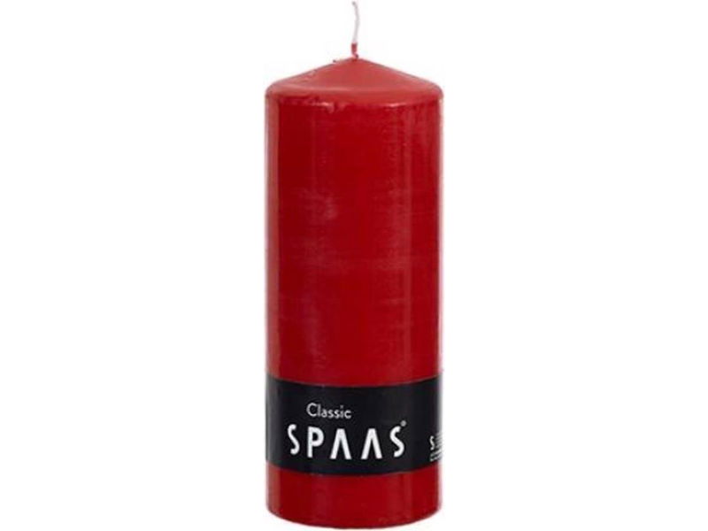 Spaas Cylinder d8h20 cm rood - 