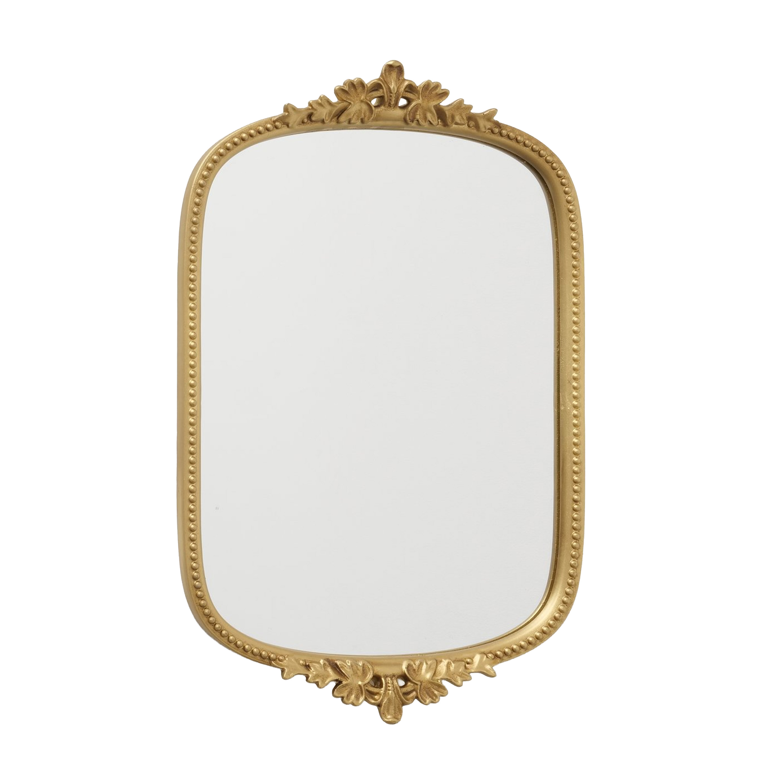 Boltze Wandspiegel Benita - goud - vierkant - vintage - klassiek - H45cm -