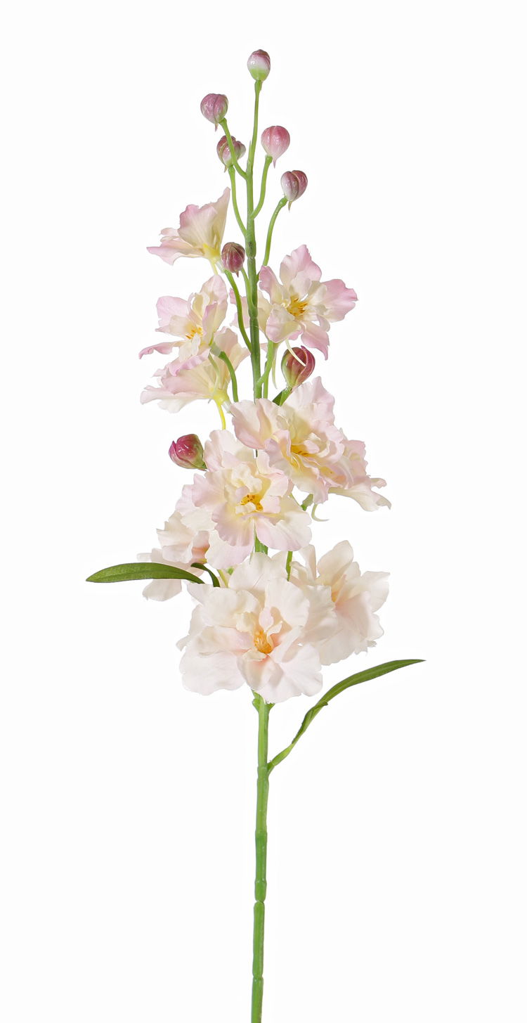 Driesprong collection Delphinium ridderspoor roze kunstbloem zijde nepbloem - 