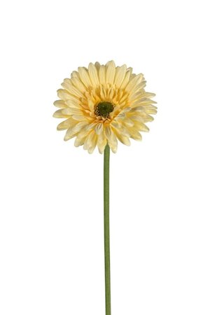 Louis maes Gerberasteel l58 cm geel kunstbloem zijde nepbloem - 