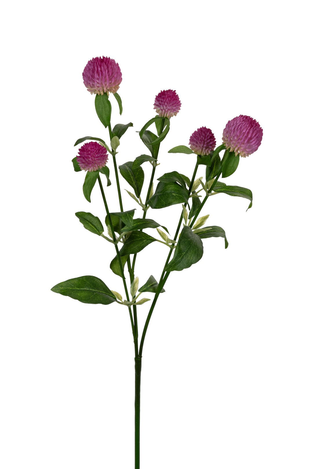 Louis maes Distel l65cm cerise kunstbloem  - 
