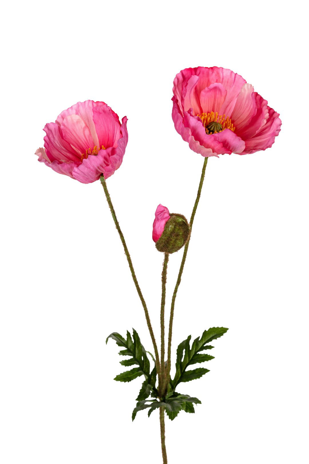 Louis maes Papaver l76cm cerise kunstbloem  - 
