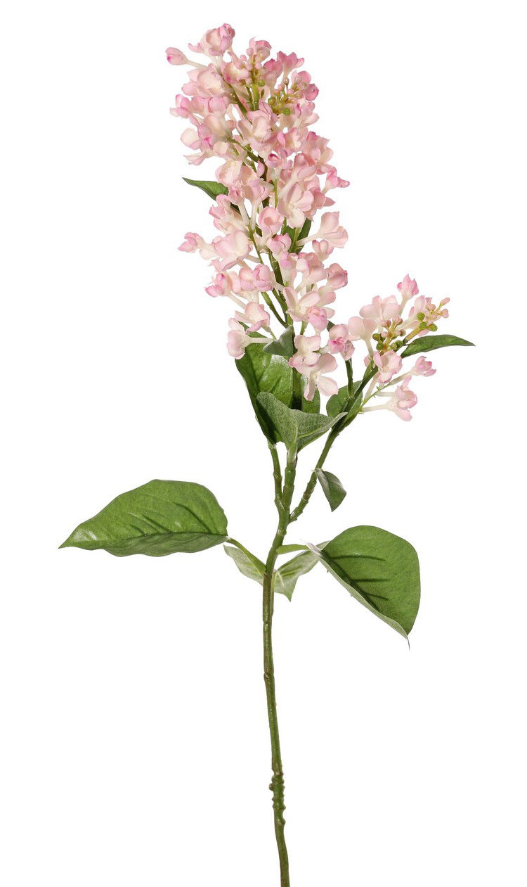 Driesprong collection Seringentak m. 2 bloemtrossen l.roze kunstbloem zijde nepbloem - 