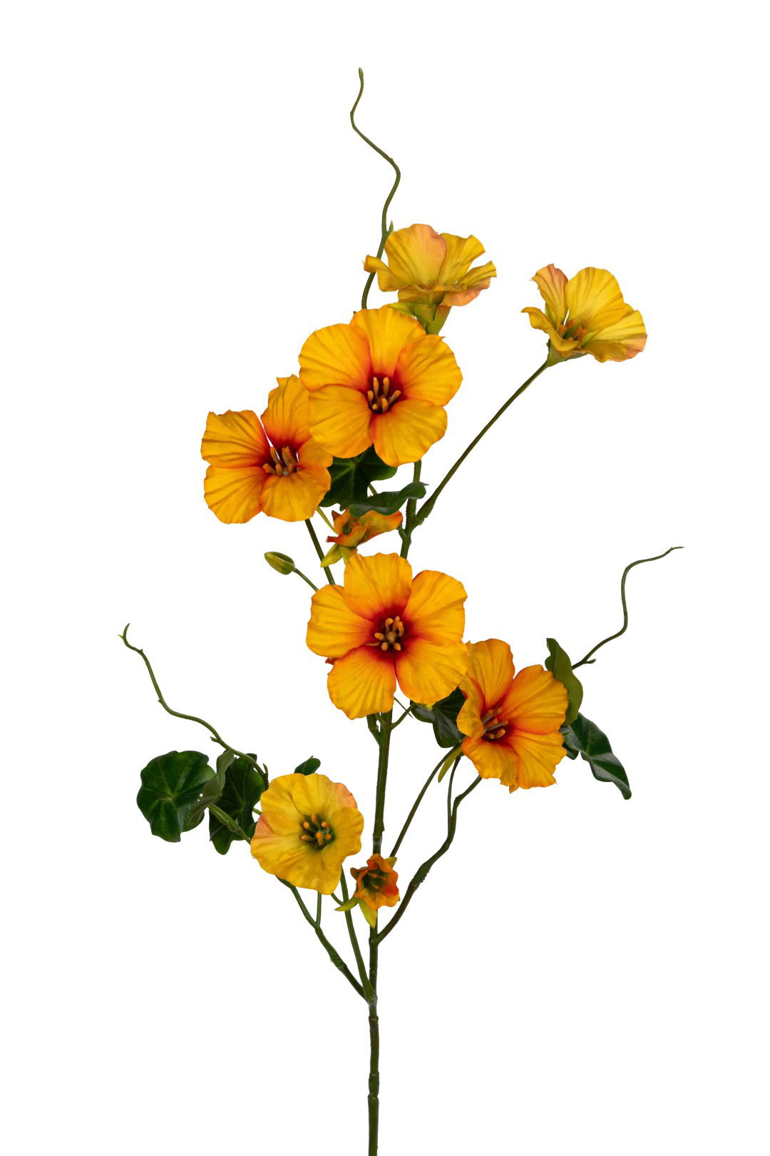 Louis maes Nasturium l78cm geel kunstbloem  - 
