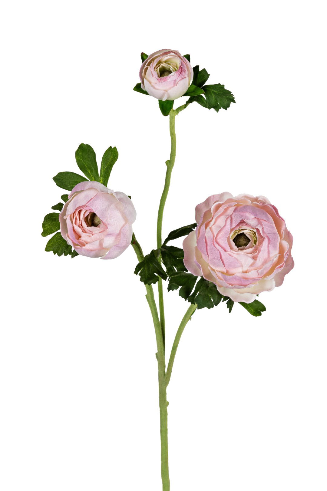 Louis maes Ranonkel x3 l70cm lt roze kunstbloem  - 