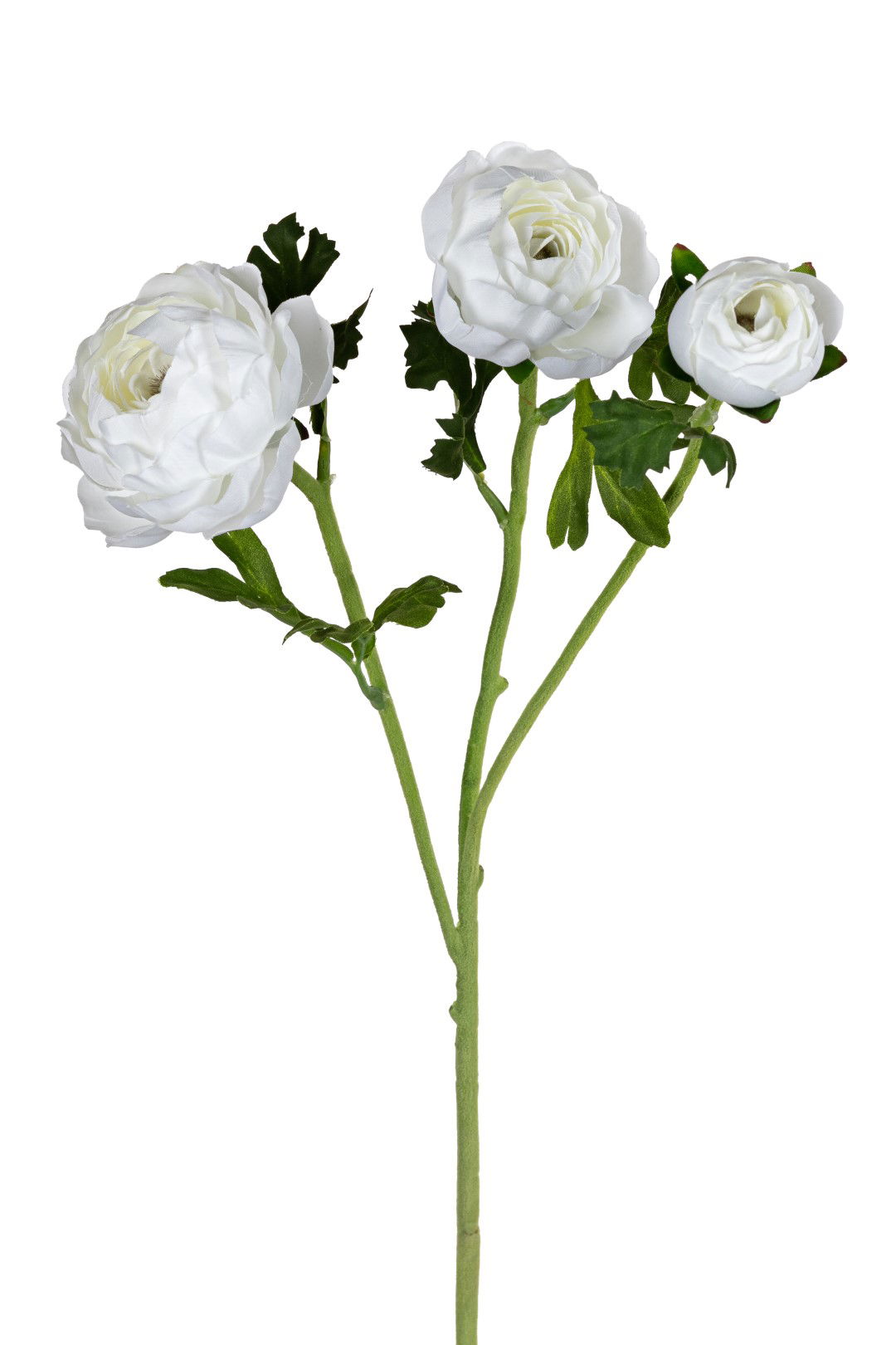 Louis maes Ranonkel x3 l70cm wit kunstbloem  - 