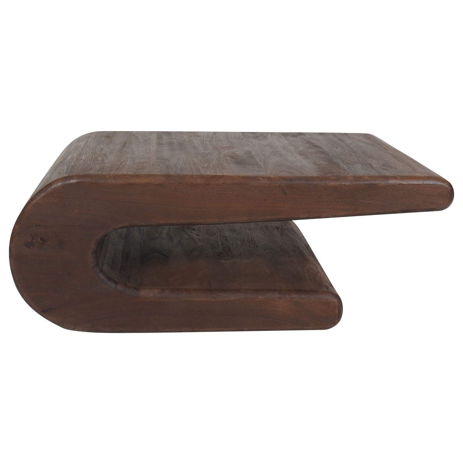 Het Steigerhouthuis Salontafel Maan - Espresso Mangohout - 110 x 60 cm