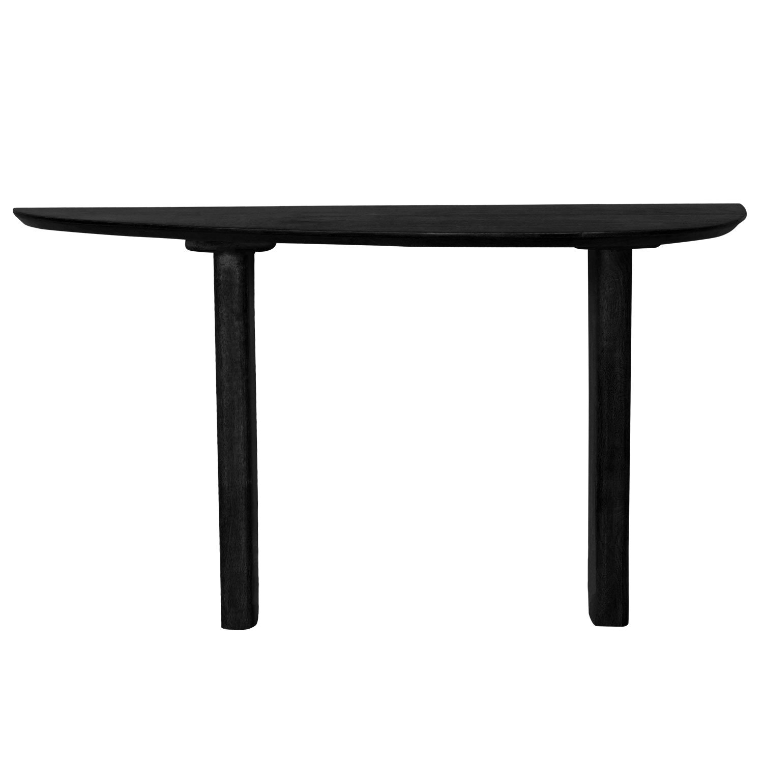 Het Steigerhouthuis Sidetable Rhys 135 x 40 cm - Zwart Mangohout