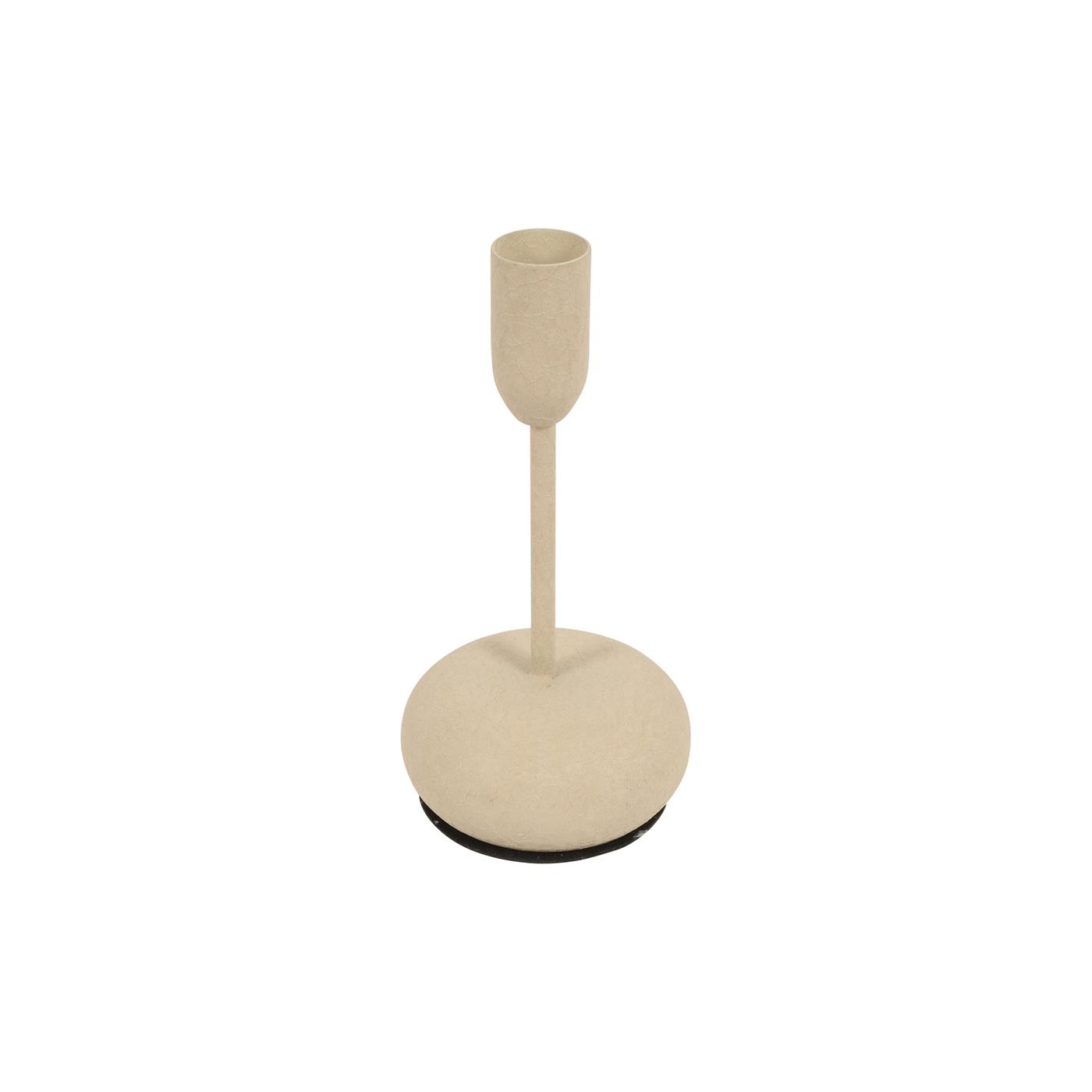 Countryfield Kandelaar S creme 8x8x15,5cm