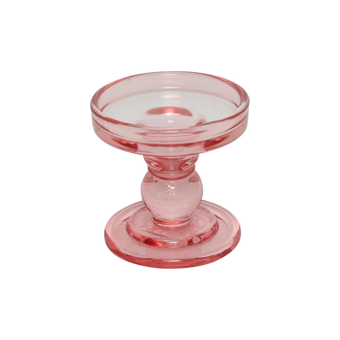 Countryfield Kandelaar S donker roze 8,5x8,5x8,5cm