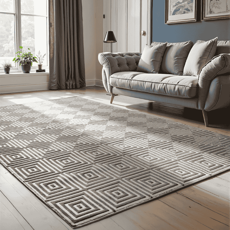 ELLE DECORATION Design-vloerkleed Tourmaline Woonkamer, slaapkamer, loper, hoog-laag effect, gang, glans
