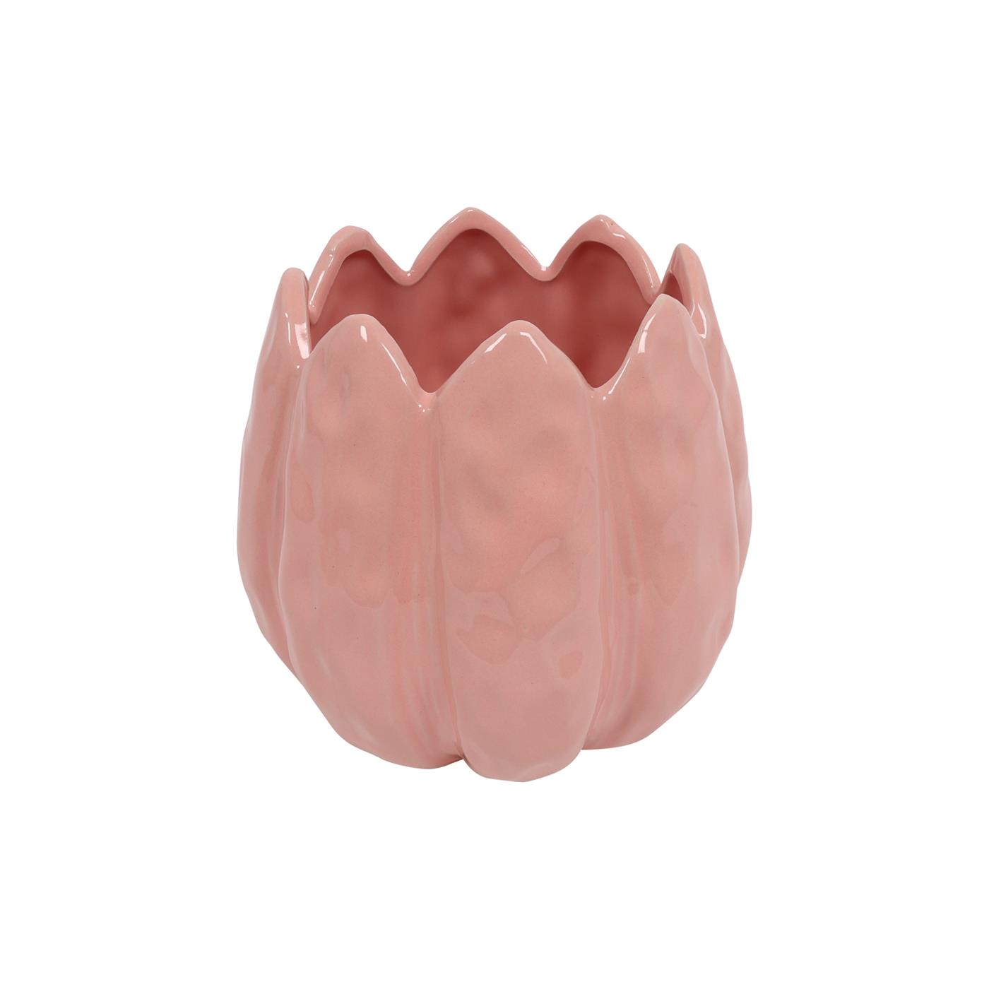 Countryfield Bloempot tulp S roze 12x12x13cm