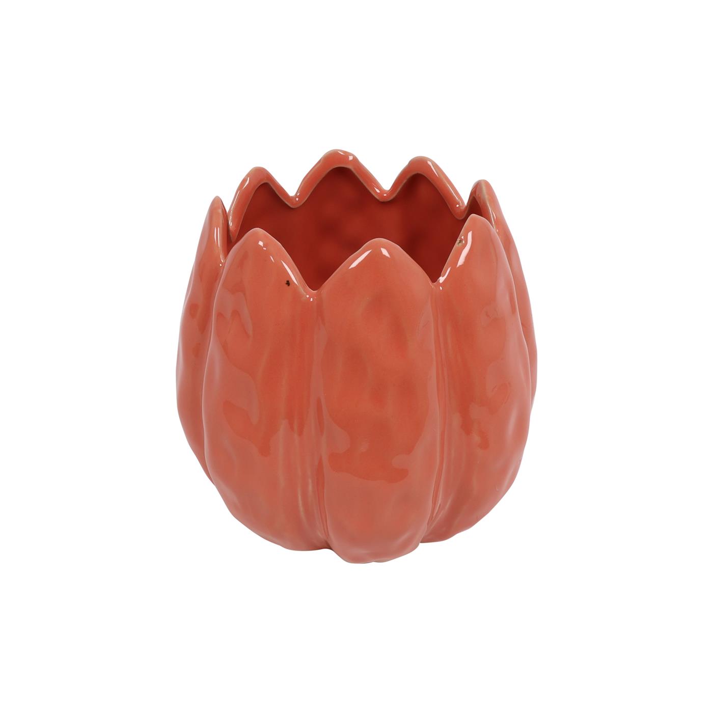 Countryfield Bloempot tulp S donker roze 12x12x13cm