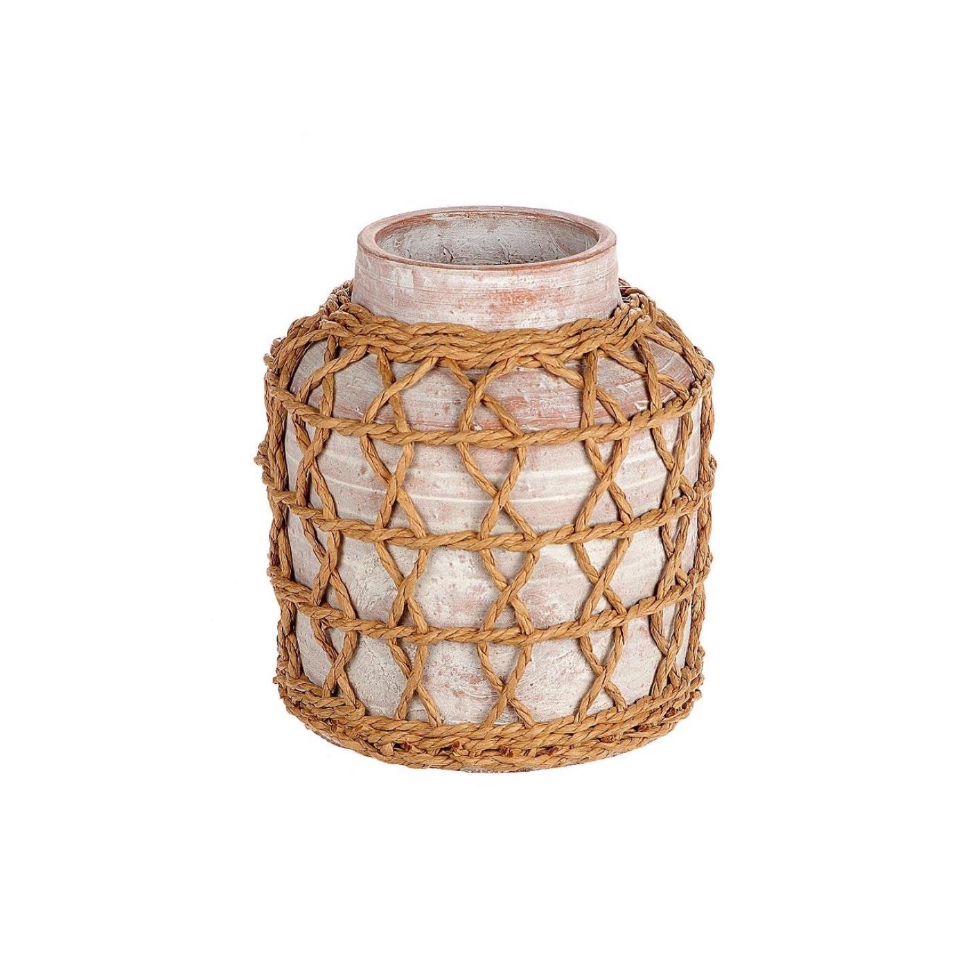 HBX natrural living Vaas Robano Ø10,5xH21cm Bohostyle