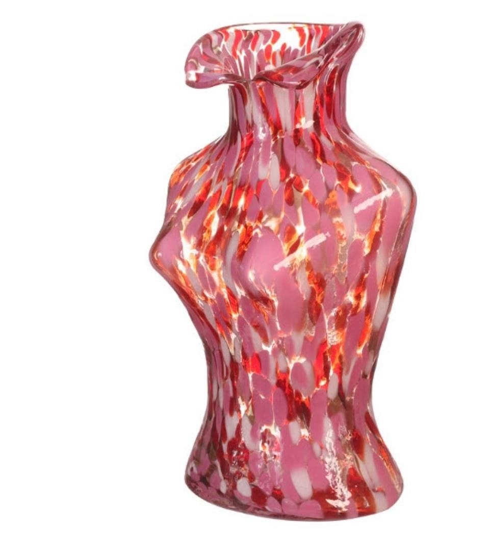 Ideas 4 Seasons Bossom vaas fuchsia 12x9,5x21cm