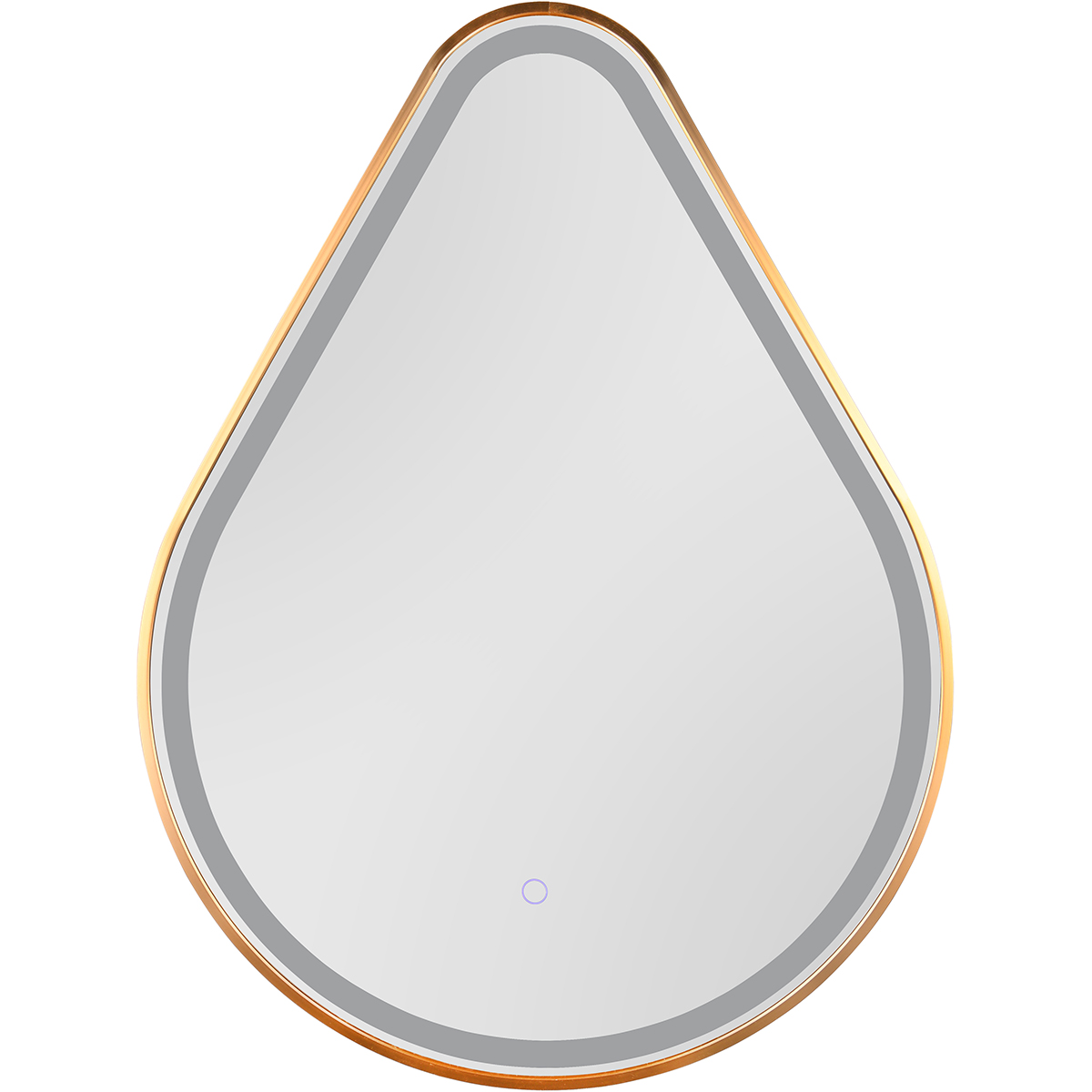 BES LED LED Badkamerspiegel - Trion Derik - Figuurvorm - IP44 - 20W - Goud - Metaal