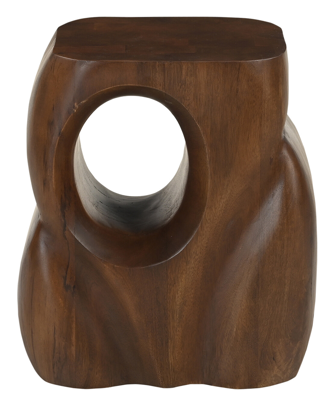 Artistiq Living Artistiq Organische Bijzettafel Khaleel Mangohout, 36 x 26cm - Bruin