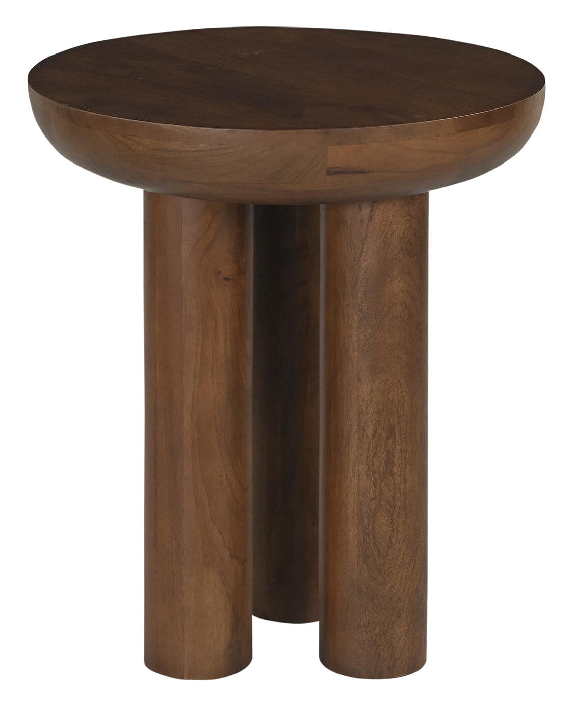 Artistiq Living Artistiq Ronde Bijzettafel Leighanna Mangohout, 50cm - Bruin