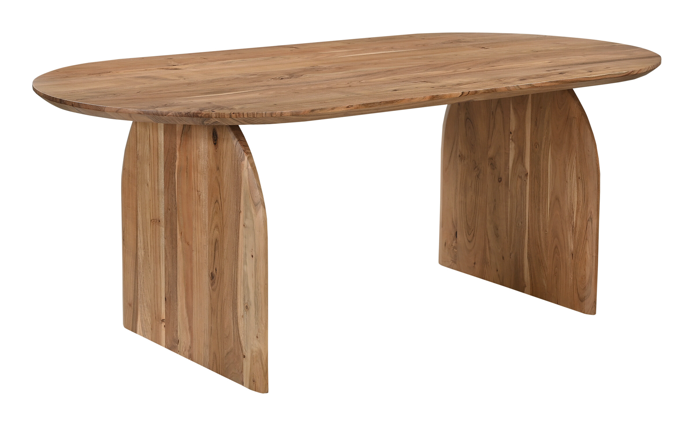 Artistiq Living Artistiq Ovale Eettafel Sequia Acaciahout, 200 x 100cm - Bruin