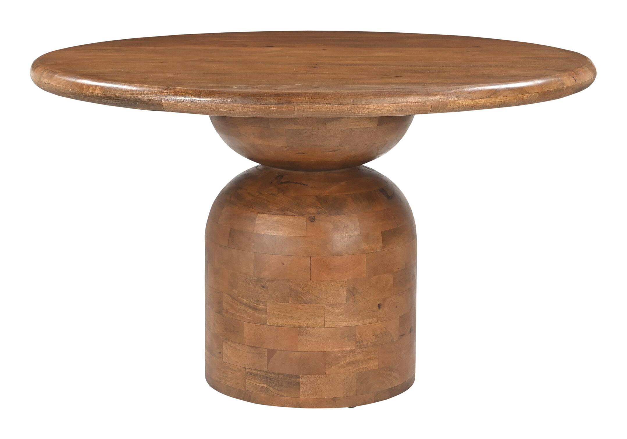 Artistiq Living Artistiq Ronde Eettafel Naveen Mangohout, 130cm - Bruin