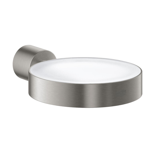 Grohe Atrio Bekerhouder - 5.6x10.2x3.5cm - zonder glas - supersteel 40305DC3