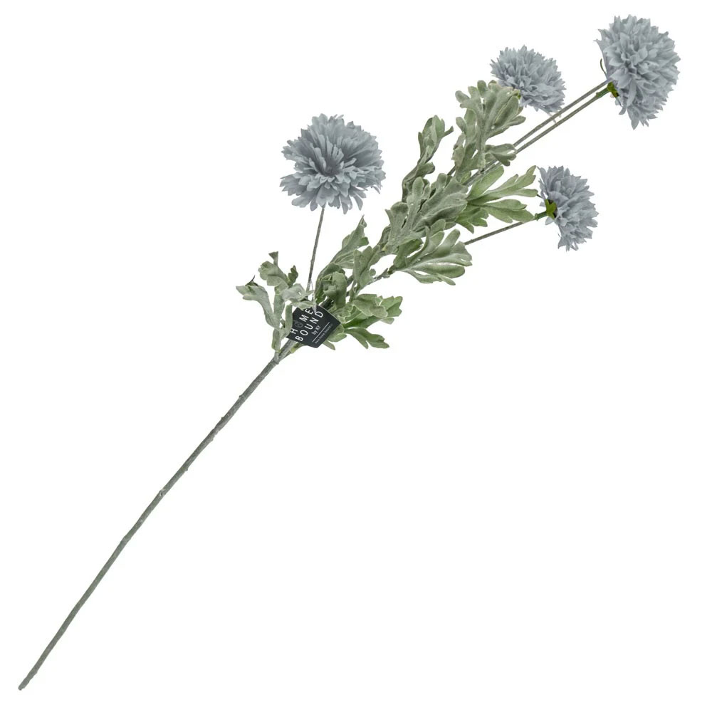 Homebound Kunsttak Chrysant blauw