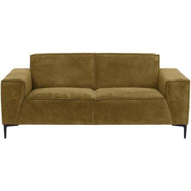 Leen Bakker Bank Romy 3-zits - stof Egon - groen