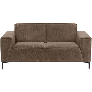 Leen Bakker Bank Romy 2-zits - stof Egon - taupe