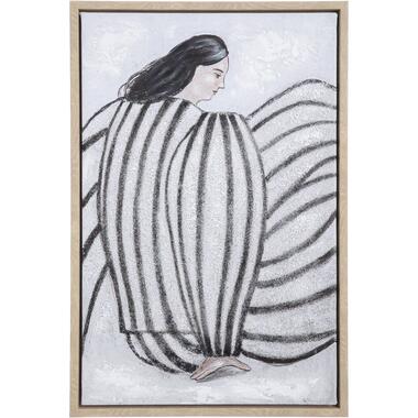 Leen Bakker Schilderij Woman - multikleur - 60x40 cm