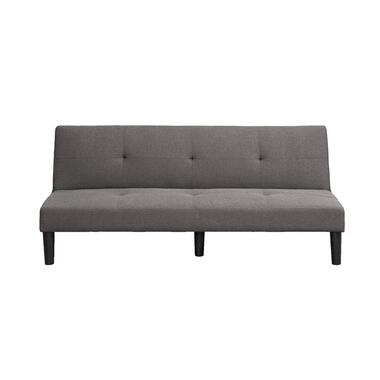 Leen Bakker Slaapbank Cairns - antraciet - 75x188x88 cm
