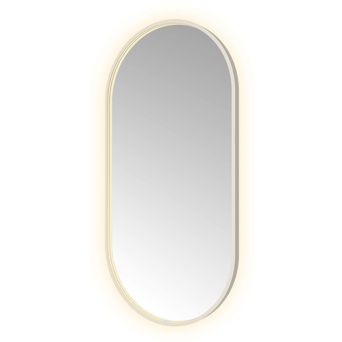Hotbath &More Oval spiegel ovaal 60x120cm RVS