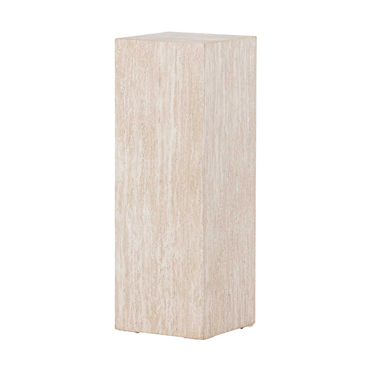 Nest living Rana houten decoratieve zuil beige - 65 x 23 cm