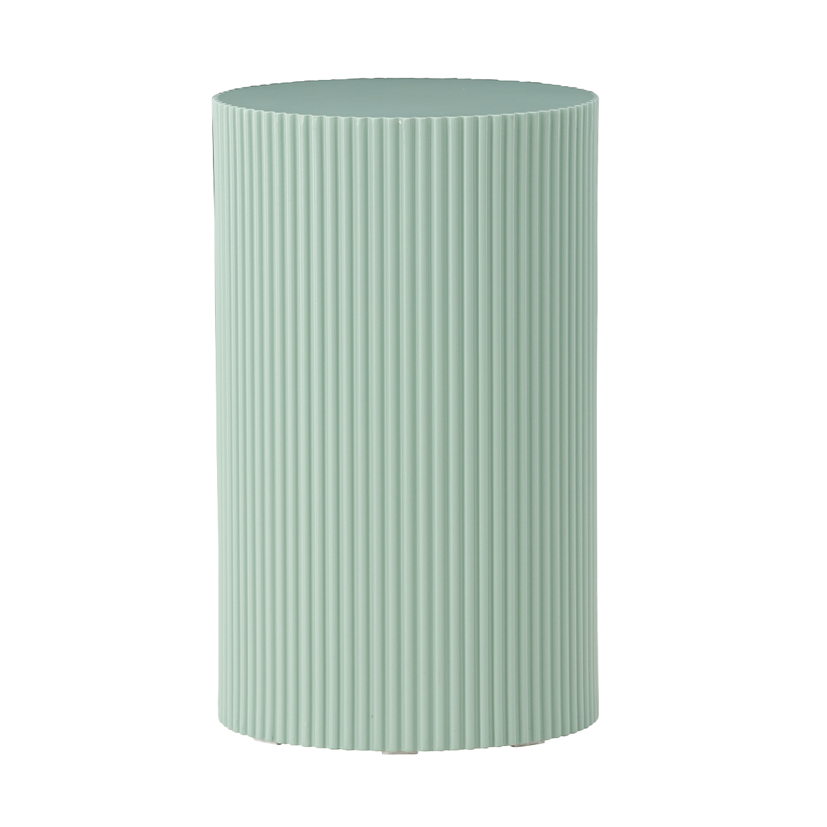 Nest living Asa houten bijzettafel lichtgroen - Ø 31 cm